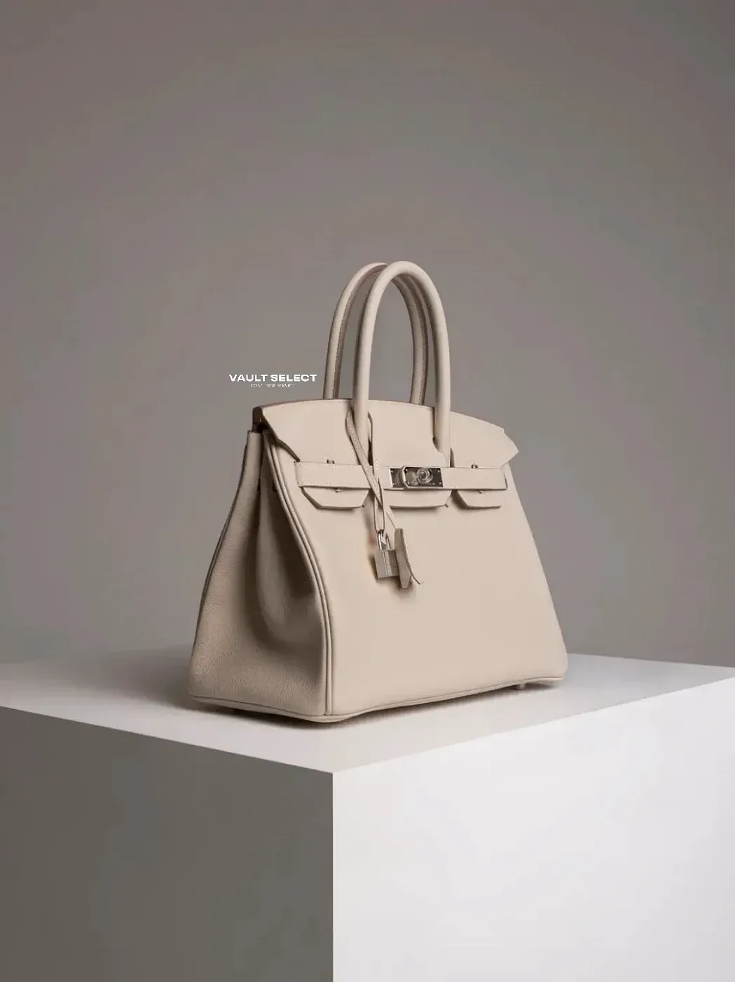 Hermès Сумка Birkin 30 Craie Togo Palladium Hardware - фото 4