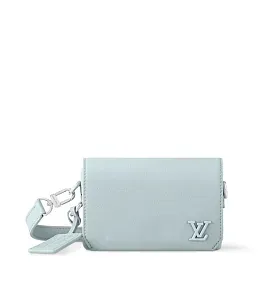 Louis Vuitton Бумажник Fastline Wearable Gray-Blue - фото 1
