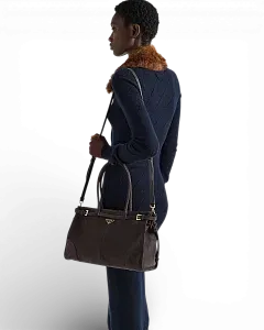 Prada Сумка Bonnie large suede - фото 8