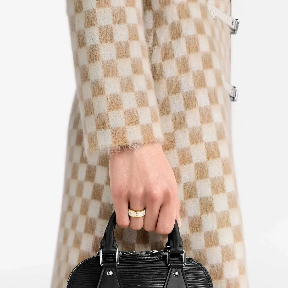 Louis Vuitton Кольцо Nanogram Enamel White - фото 4