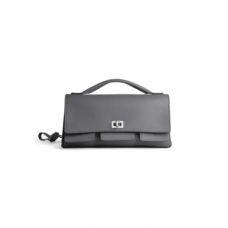 Клатч Bel Air маленького формата Balenciaga Grey - фото 1