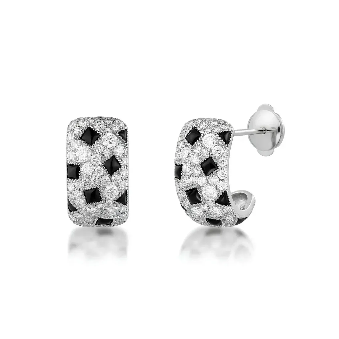 Cartier Серьги Panthere de earrings, paved - фото 3