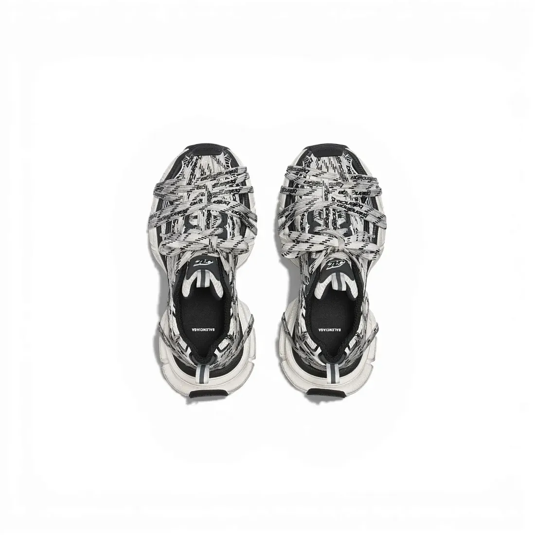 Balenciaga Кроссовки 3XL Extreme Laces Logo - фото 3