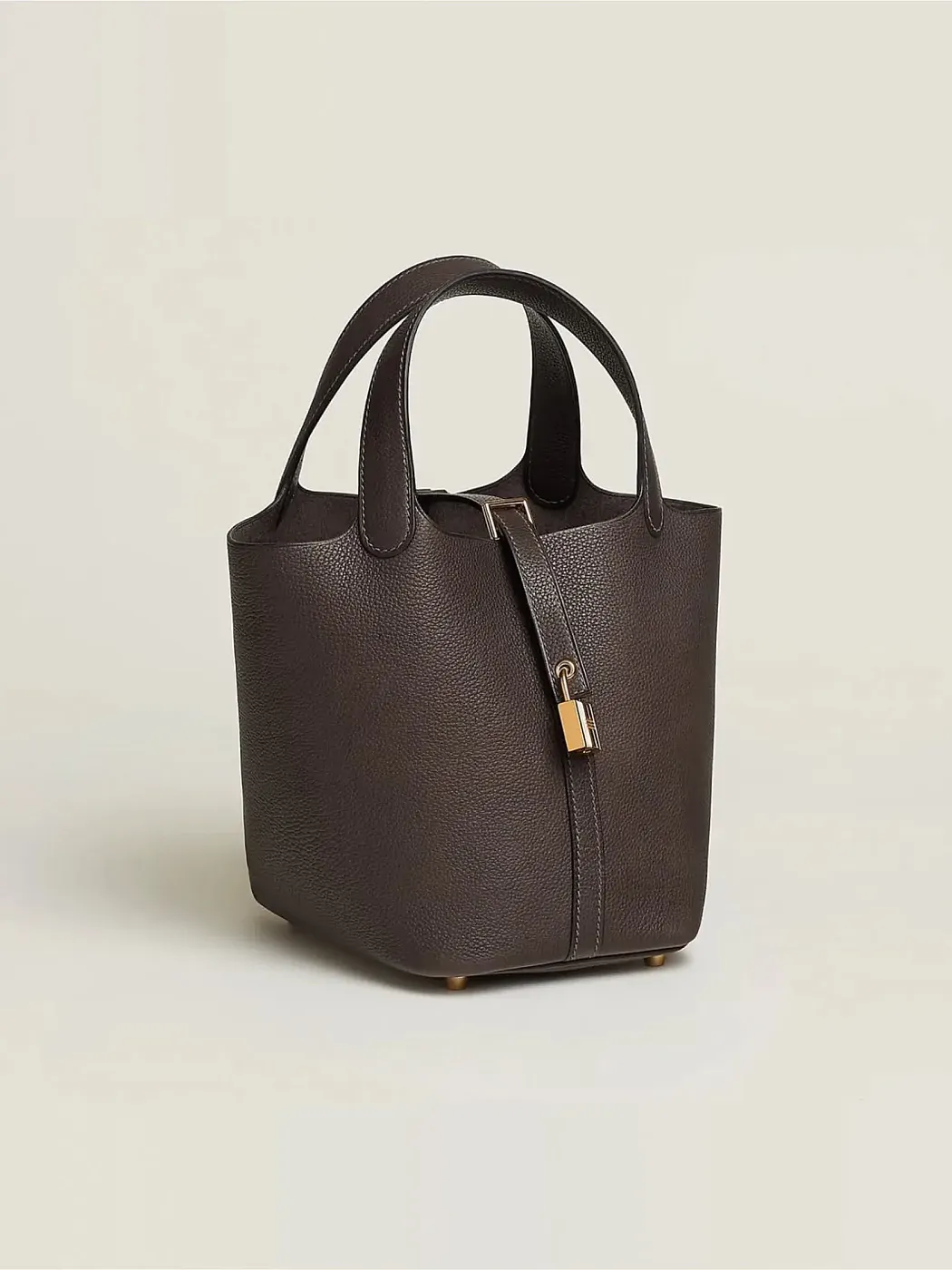Hermès Сумка Picotin 18 Ebene Barenia Faubourg Gold Hardware - фото 2