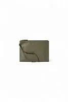 The Row Клатч Wristlet Pouch Black из кожи Sage - фото 1