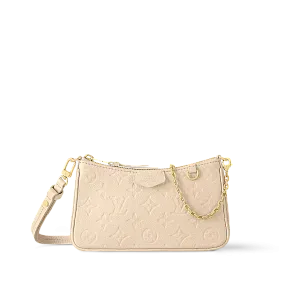 Louis Vuitton Сумка Easy Pouch с плечевым ремнем Creme - фото 1