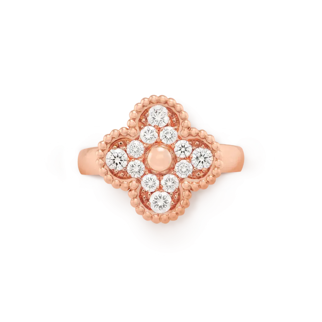 Van Cleef & Arpels Кольцо Vintage Alhambra Rose Gold - фото 2