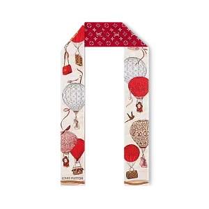 Louis Vuitton Шелковая лента Up And Away Coquelicot - фото 1