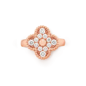 Van Cleef & Arpels Кольцо Vintage Alhambra Rose Gold - фото 2