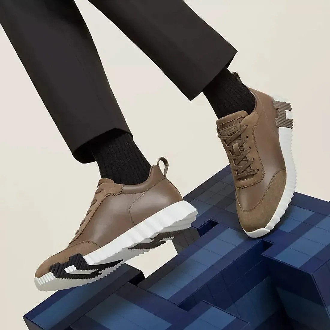Hermès Кроссовки Bouncing Black - фото 23