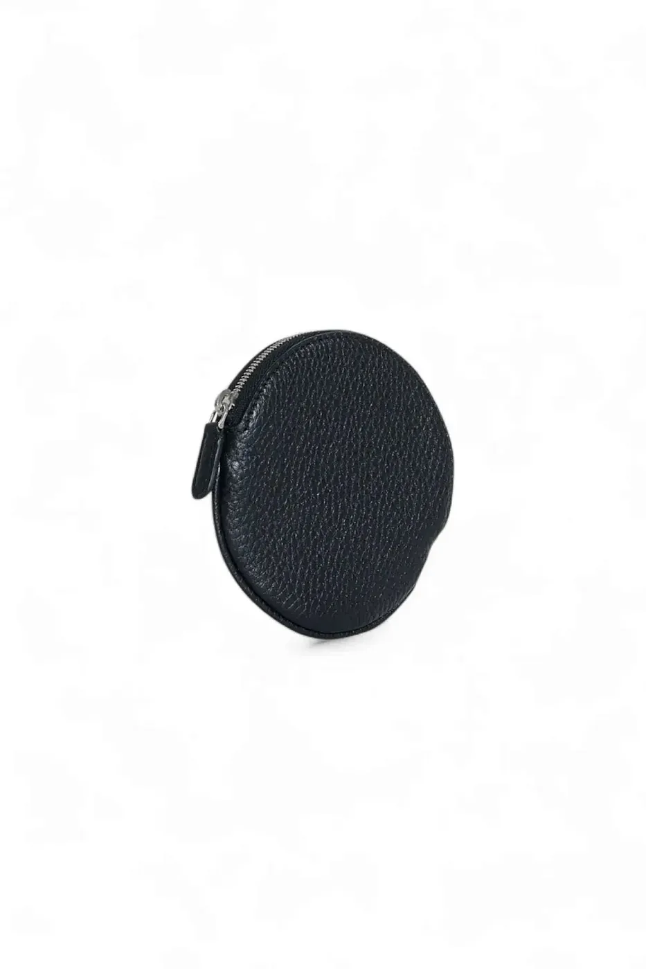 The Row Клатч Round Pouch Black из кожи - фото 2