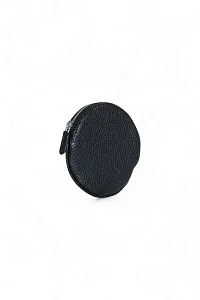 The Row Клатч Round Pouch Black из кожи - фото 2