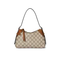 Gucci Маленькая сумка на плечо с эмблемой GG Brown - фото 1