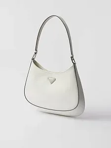 Prada Сумка Cleo из лакированной кожи White - фото 3