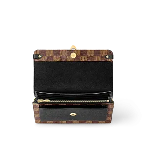 Louis Vuitton Кошелек на цепочке Vavin Black - фото 4