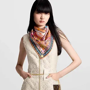 Louis Vuitton Платок-каре Island 90 Orange - фото 2