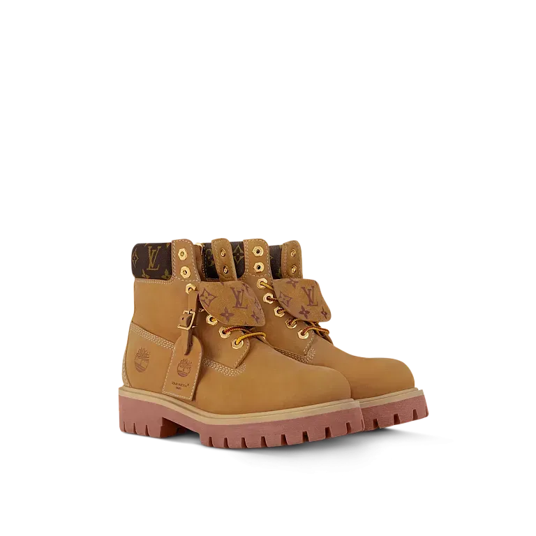 Ботинки LV x Timberland Louis Vuitton Beige - фото 1