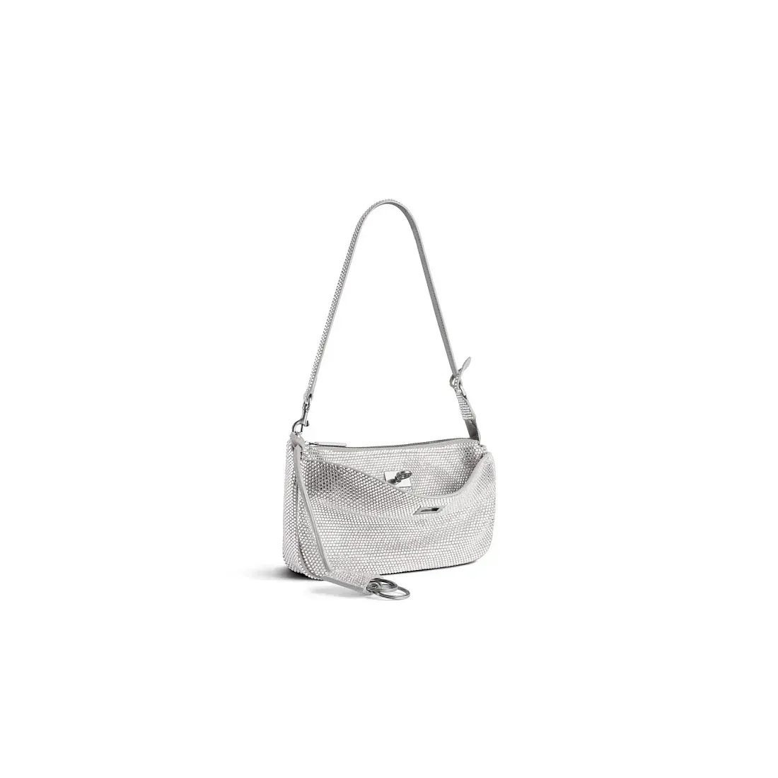 Balenciaga Сумка Rodeo Sling Pochette in Smoke Grey - фото 3