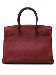 Hermès Сумка Birkin 30 Rouge H Ghw Preloved - фото 2