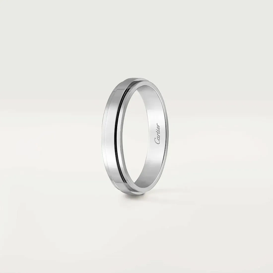 Cartier Обручальное кольцо D Amour 3,5 мм Platinum - фото 2