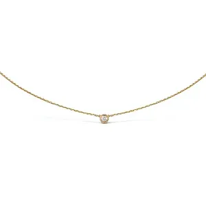 Cartier Кулон Love, brilliant-cut diamond, mini model Yellow Gold - фото 1