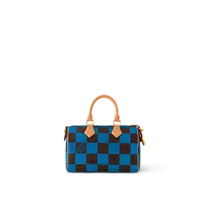 Louis Vuitton Сумка Speedy 25 с плечевым ремнем Blue - фото 4