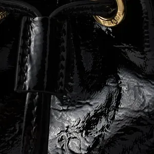 Prada Сумка Duet из лакированной кожи naplak Black - фото 8
