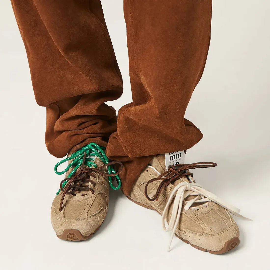 Miu Miu Кроссовки x New Balance Ecru - фото 3