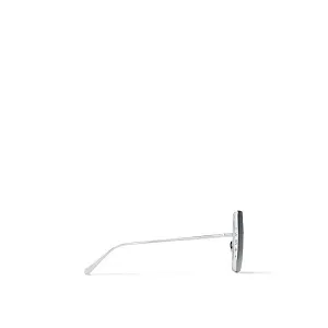 Louis Vuitton Солнцезащитные очки Moon Metal Square Silver Black - фото 2