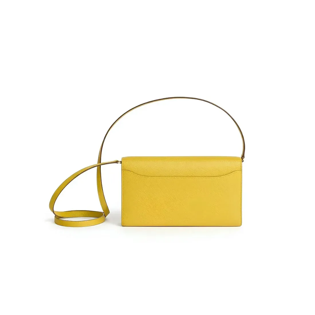 Hermès Мини-сумка Constance To Go Jaune de Naples Epsom Gold Hardware - фото 2