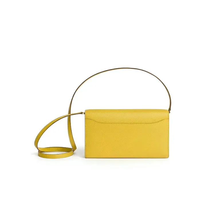 Мини-сумка Hermes Constance To Go Jaune de Naples Epsom Gold Hardware - фото 2