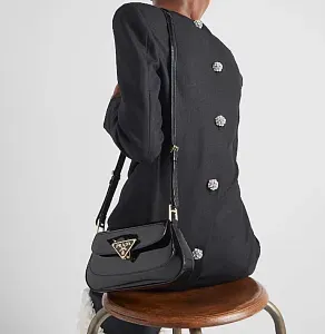 Prada Сумка из лакированной кожи Black - фото 2