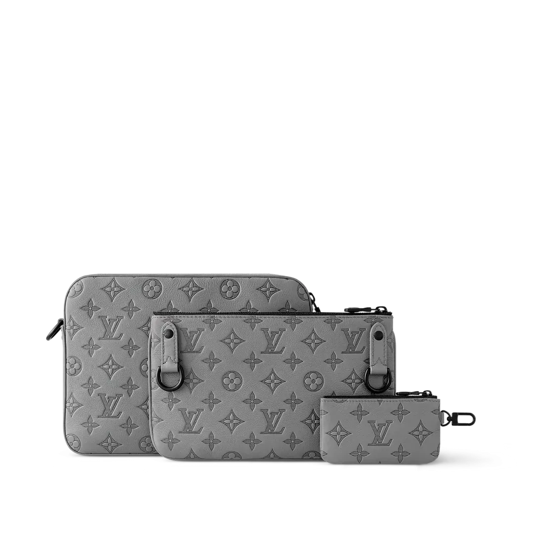 Louis Vuitton Сумка-мессенджер Trio Anthracite Grey - фото 4