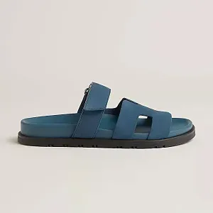 Hermès Сандалии Chypre Bleu Turquin - фото 3