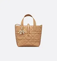 Dior Вертикальная сумка-тоут Toujours маленького формата Medium Tan - фото 1