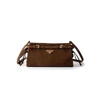 Prada Мини-сумка Bonnie Cocoa Brown - фото 1