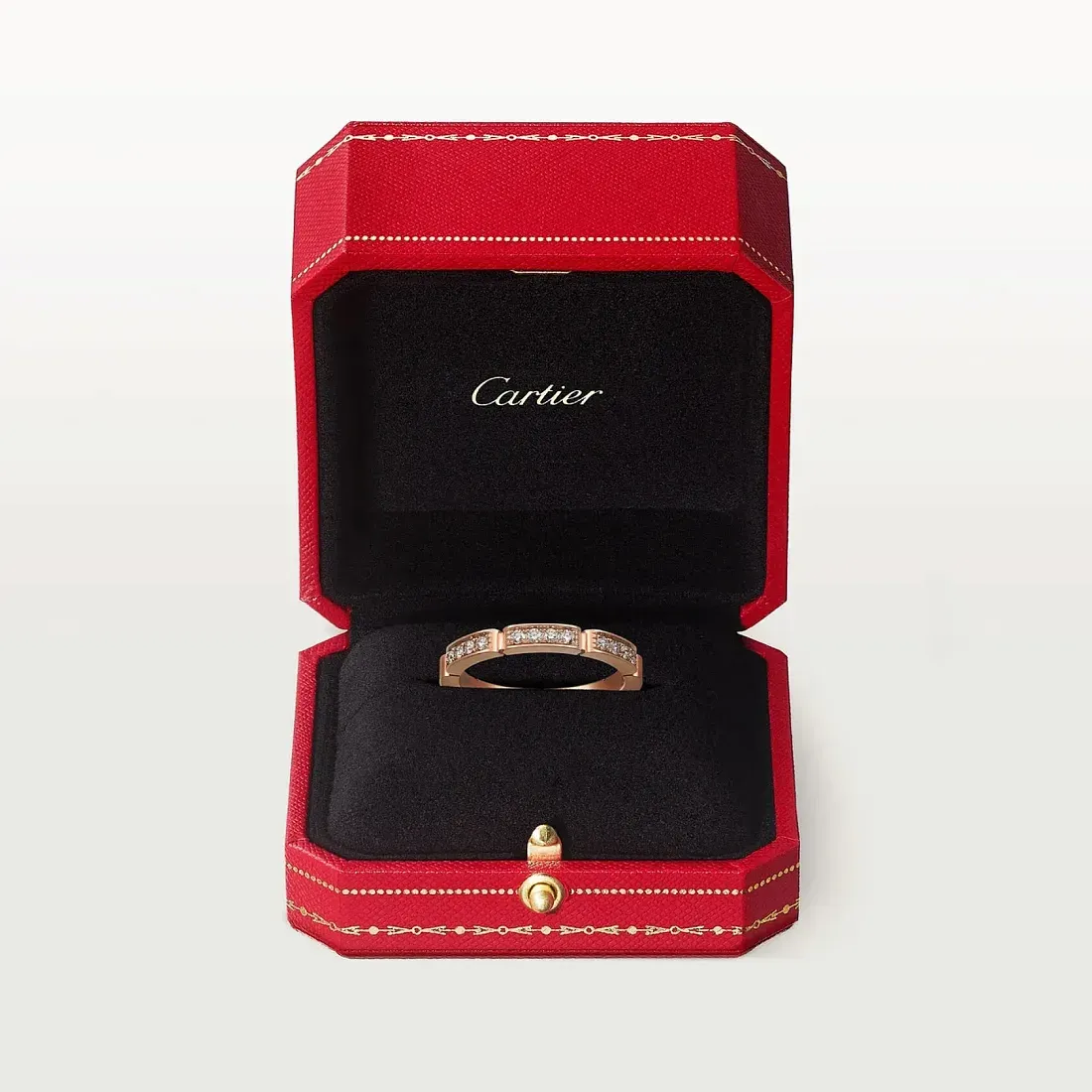 Cartier Обручальное кольцо Maillon Panthere с бриллиантовым паве - фото 5