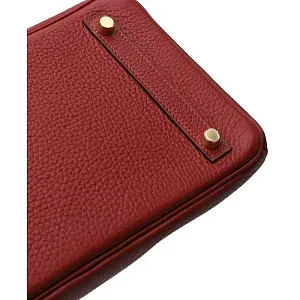 Hermès Birkin 30 Preloved Rouge H Clemance Ghw - фото 3