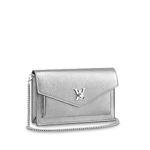 Louis Vuitton Клатч на цепочке Mylockme Silver - фото 1