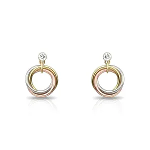 Cartier Серьги Trinity earrings, brilliant-cut diamonds - фото 1