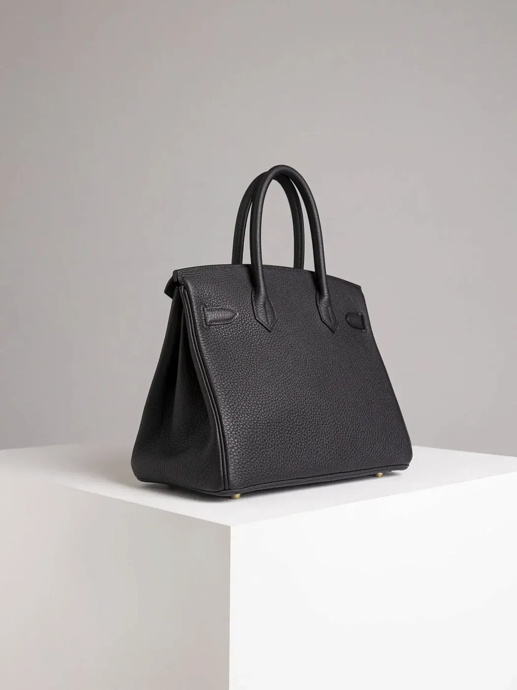 Hermès Сумка Birkin 30 Black Togo Permabrass Hardware - фото 8