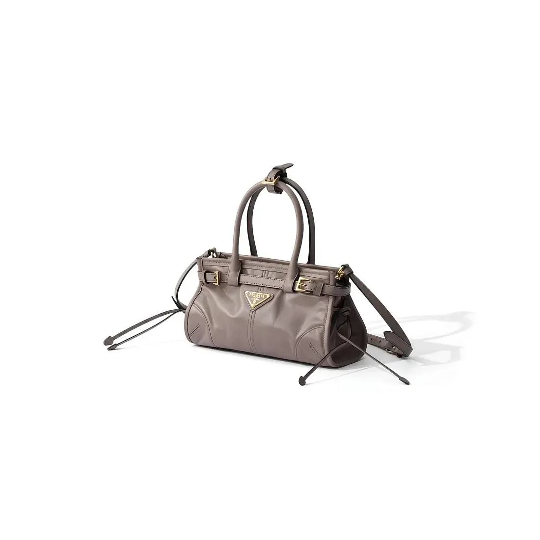 Prada Мини-сумочка Bonnie Pewter - фото 2