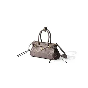 Prada Мини-сумочка Bonnie Pewter - фото 2