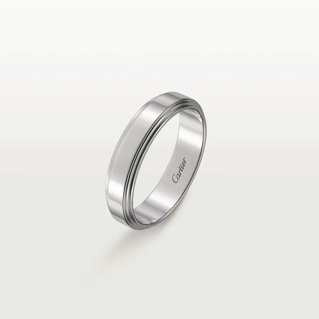 Cartier Обручальное кольцо D Amour 5 мм Platinum - фото 2