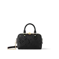 Louis Vuitton Сумка Speedy 20 с плечевым ремнем Black - фото 1
