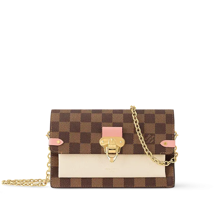Кошелек на цепочке Vavin Louis Vuitton Cream - фото 1