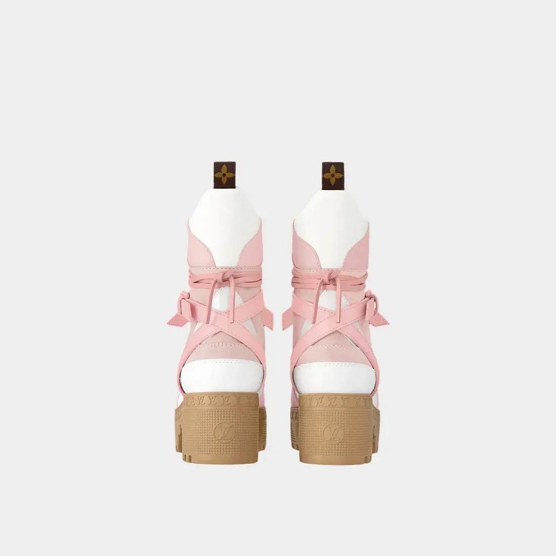 Louis Vuitton Дезерты Laureate Platform Pink/White - фото 3