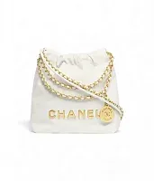 Chanel Мини-сумка 22 White - фото 1