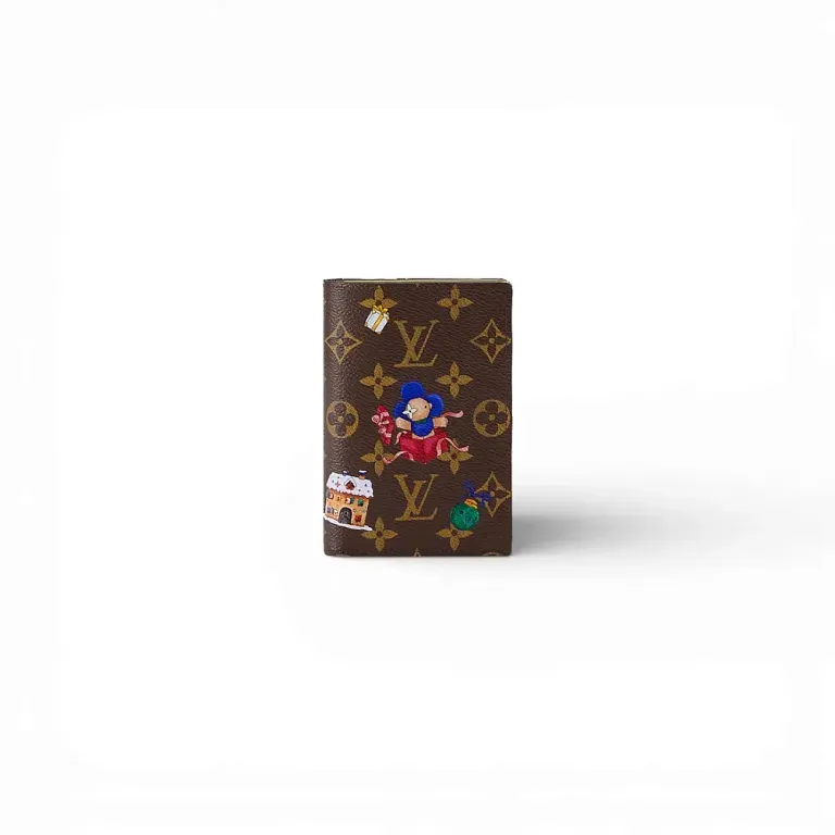 Обложка для паспорта Louis Vuitton Gold - фото 1