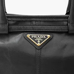 Prada Средняя кожаная сумка Black - фото 6